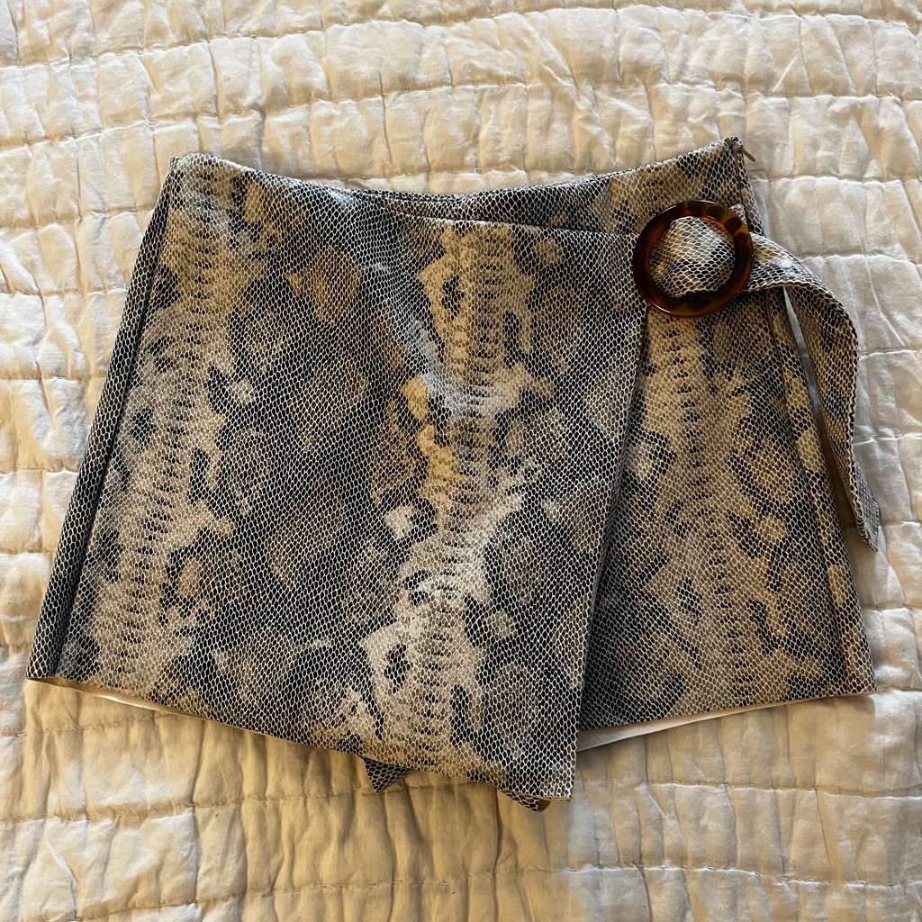 Zara Python Skort